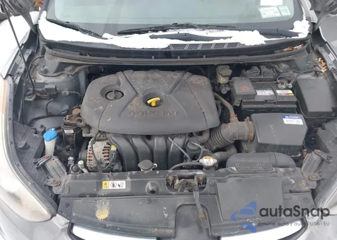 2012 Hyundai Elantra Gls (Ulsan Plant) из США, поврежденный, VIN KMHDH4AE0CU298330